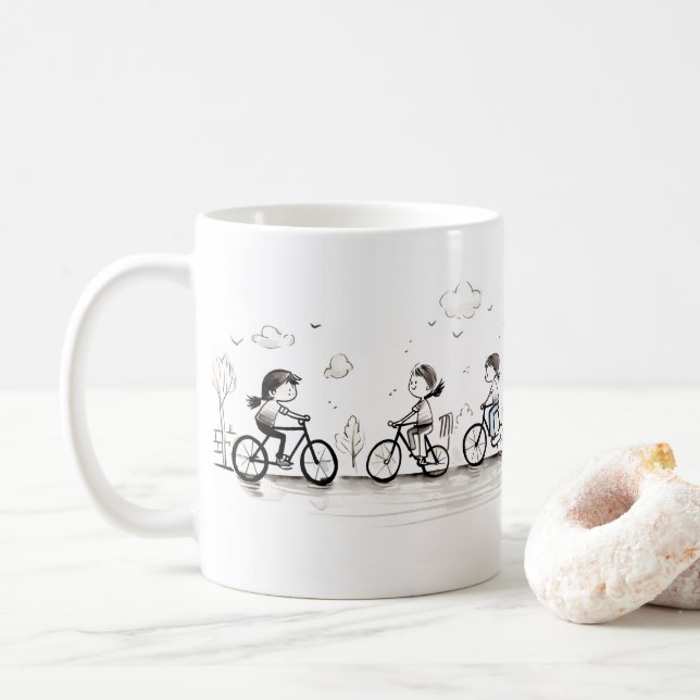 Vänner och svenska minnen kaffemugg (Med munk)