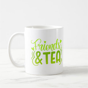vänner och te kaffemugg
