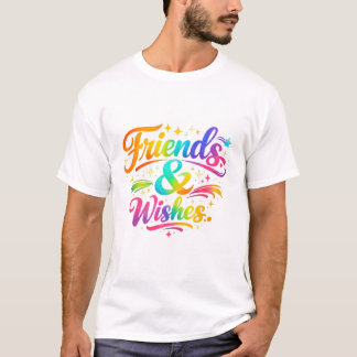 "Vänner & önskningar." T Shirt
