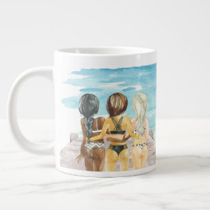Vänner på Kom i Färg Kaffe Mugg Jumbo Mugg