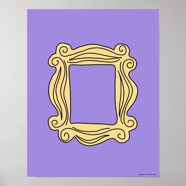 VÄNNER™ | Pålhål Ram Poster (Framsidan)