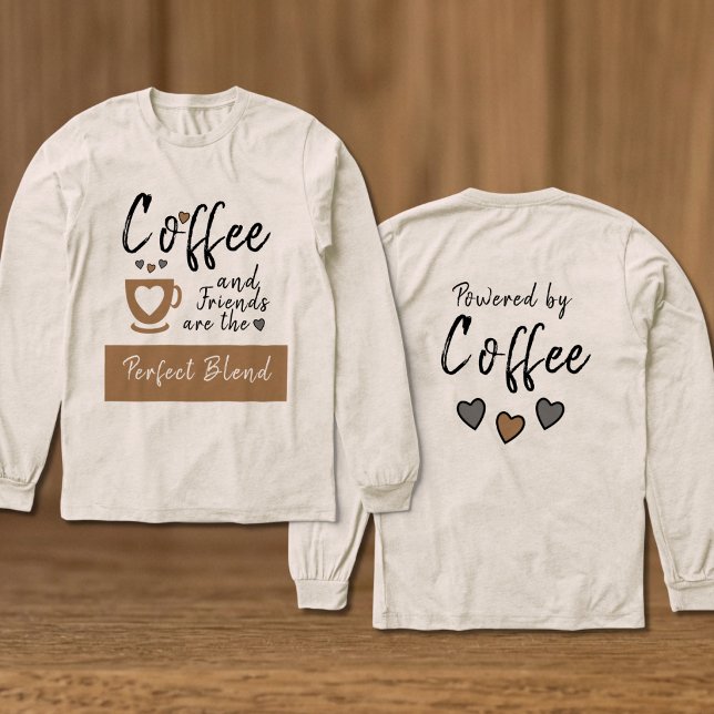 Vänner perfekt blandning brun kaffe t shirt (Skapare uppladdad)