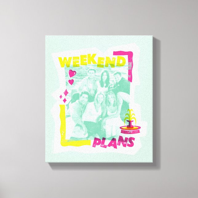 VÄNNER™ | Planer i Helg Canvastryck (Framsida)