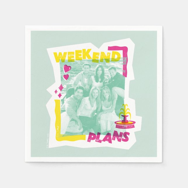 VÄNNER™ | Planer i Helg Pappersservett (Framsidan)