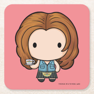 VÄNNER™ Rachel Chibi Underlägg Papper Kvadrat