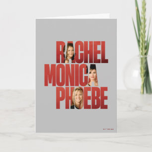 VÄNNER™   Rachel, Monica & Phoebe Kort