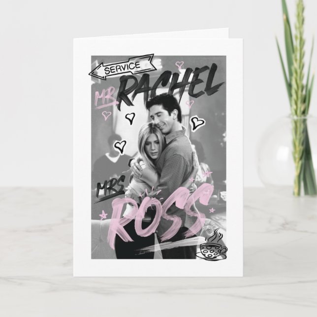 VÄNNER™| Rachel och Ross Kort (Framsida)