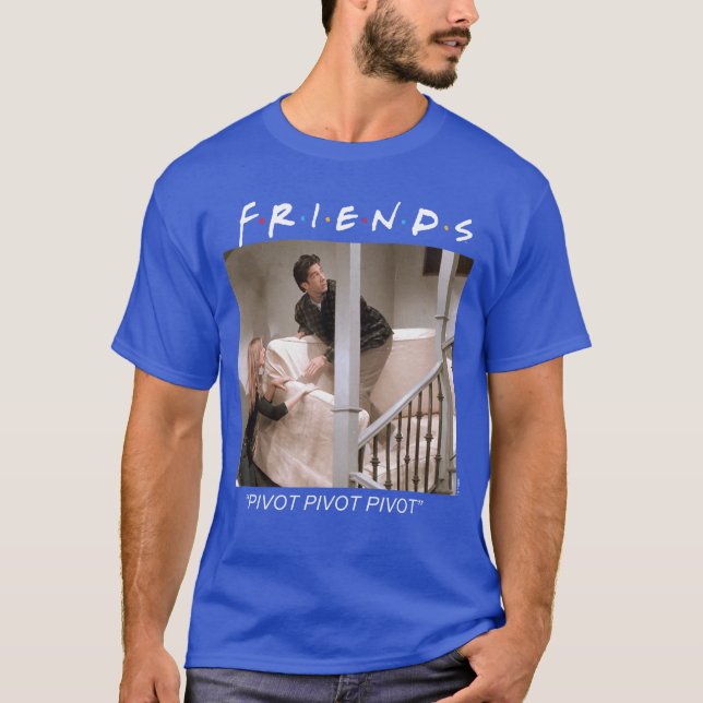 Vänner Rachel Ross Pivot Pivot Pivot Ikonisk Stor  T Shirt (Framsida)