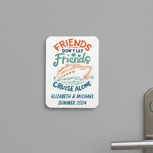 Vänner Resa Cruise Cabin Door Magnet (Skapare uppladdad)