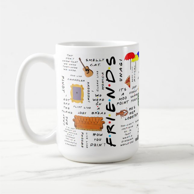 Vänner, Roligt Kaffemugg (Vänster)