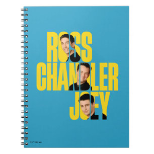 VÄNNER™ Ross, Chandler och Joey Anteckningsbok