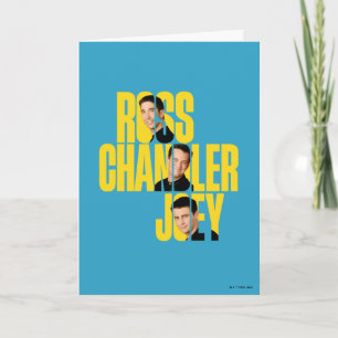 VÄNNER™ Ross, Chandler och Joey Kort