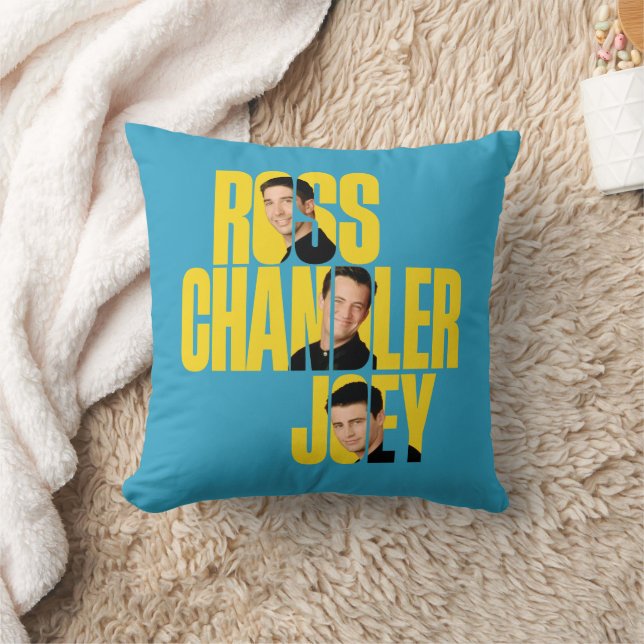 VÄNNER™ | Ross, Chandler och Joey Kudde (Filt)