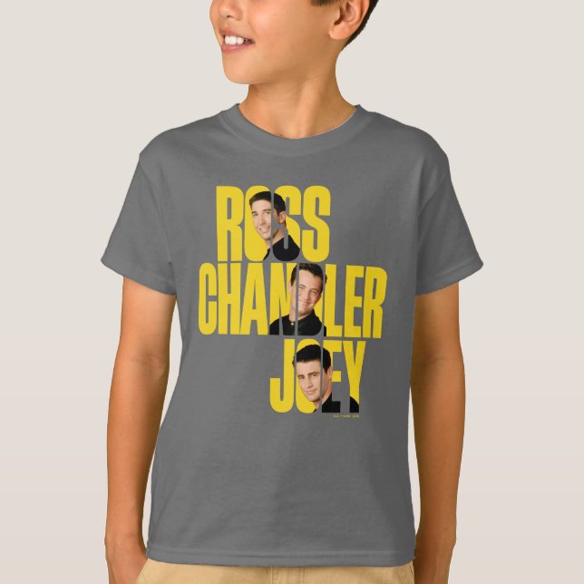 VÄNNER™ | Ross, Chandler och Joey T Shirt (Framsida)