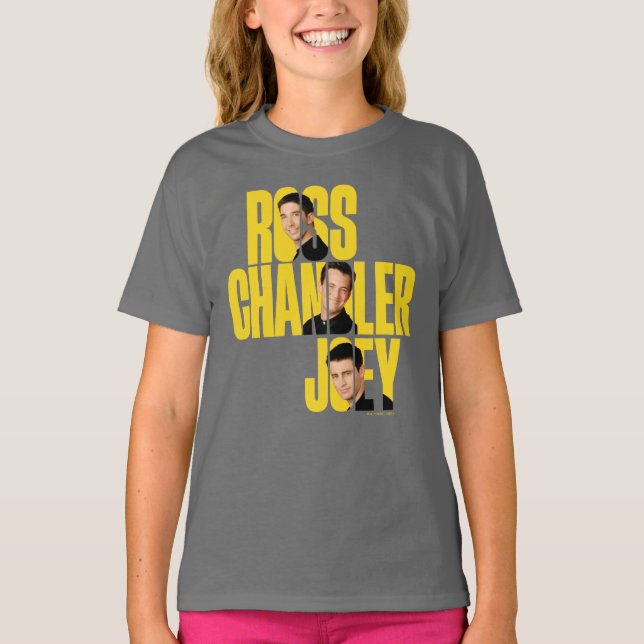 VÄNNER™ | Ross, Chandler och Joey T Shirt (Framsida)