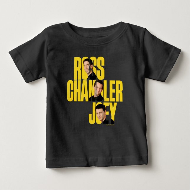 VÄNNER™ | Ross, Chandler och Joey T Shirt (Framsida)