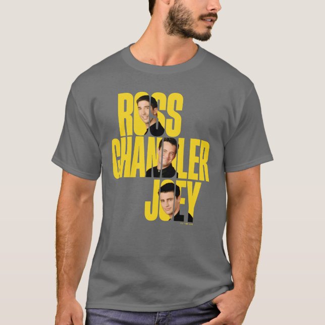 VÄNNER™ | Ross, Chandler och Joey T Shirt (Framsida)
