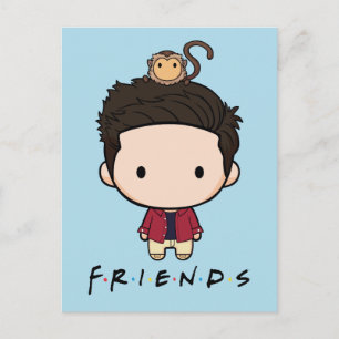 VÄNNER™ Ross Chibi Inbjudan Vykort