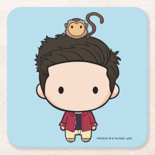 VÄNNER™ Ross Chibi Underlägg Papper Kvadrat