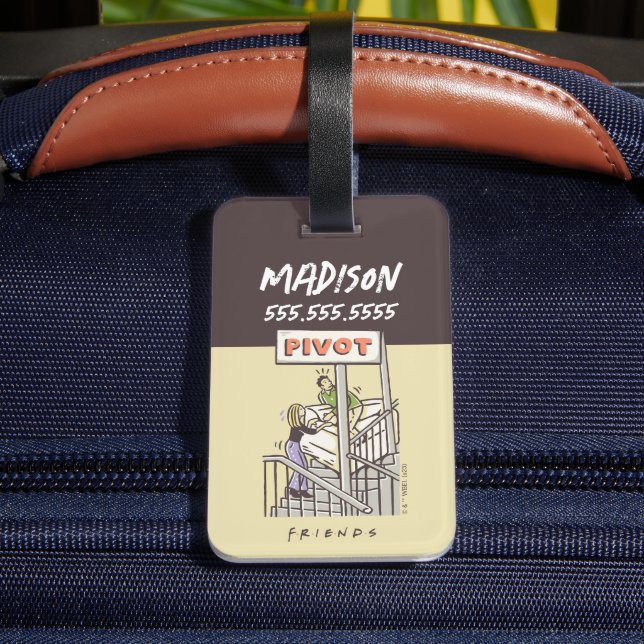 VÄNNER™ | Ross och Rachel PIVOT Bagagebricka (Baksida Insitu 4)