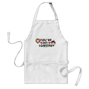 VÄNNER™  Ross & Rachel Lobster Chibi Förkläde