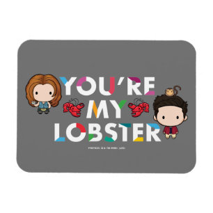 VÄNNER™ Ross & Rachel Lobster Chibi Magnet