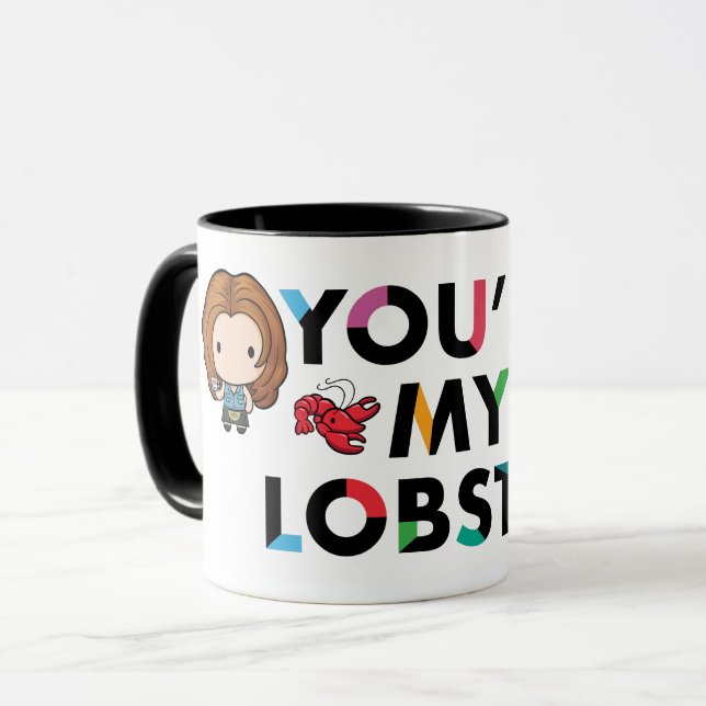 VÄNNER™ | Ross & Rachel Lobster Chibi Mugg (Framsida vänster)