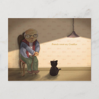 Vänner säger aldrig adjö vykort