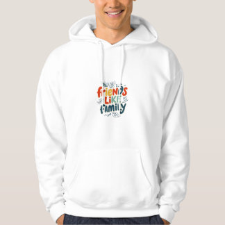 Vänner som familj hoodie