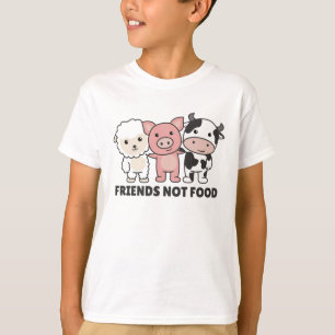 Vänner som inte föds upp av Vegan får Gris T Shirt