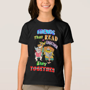 Vänner som läser tillsammans stannar tillsammans t shirt