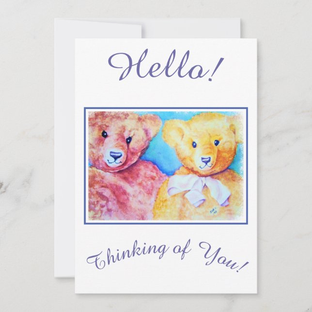 Vänner som tänker på ditt Helgdag-kort Julkort (Framsida)