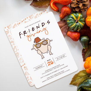 Vänner T.V.-serie   Friendsgiving-fest Inbjudningar
