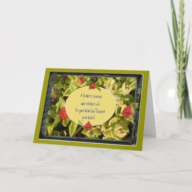 Vänner Tack Kort (Framsida)