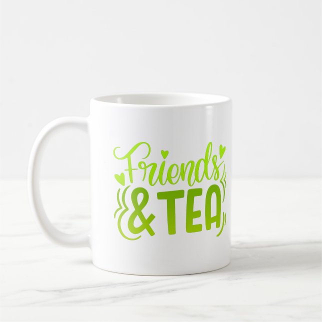 vänner & te kaffemugg (Vänster)