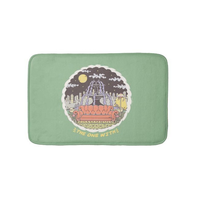 VÄNNER™ | TECKNAD FONTÄN BADRUMSMATTA (Framsidan)