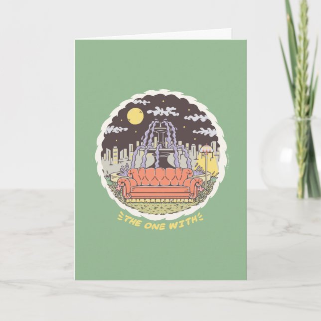 VÄNNER™ | TECKNAD FONTÄN KORT (Framsida)