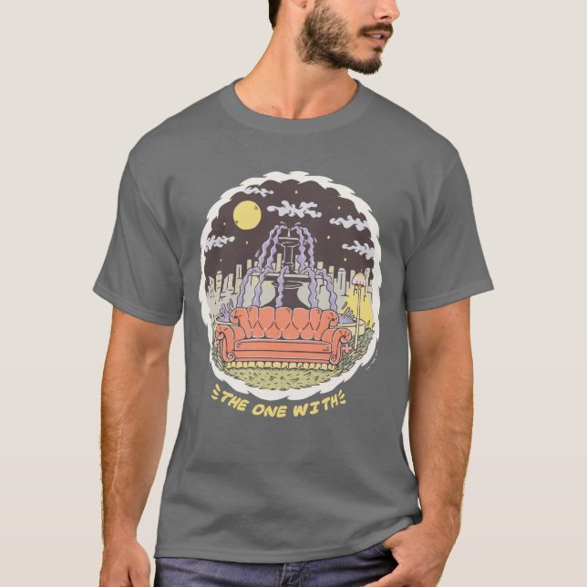 VÄNNER™ | TECKNAD FONTÄN T SHIRT (Framsida)