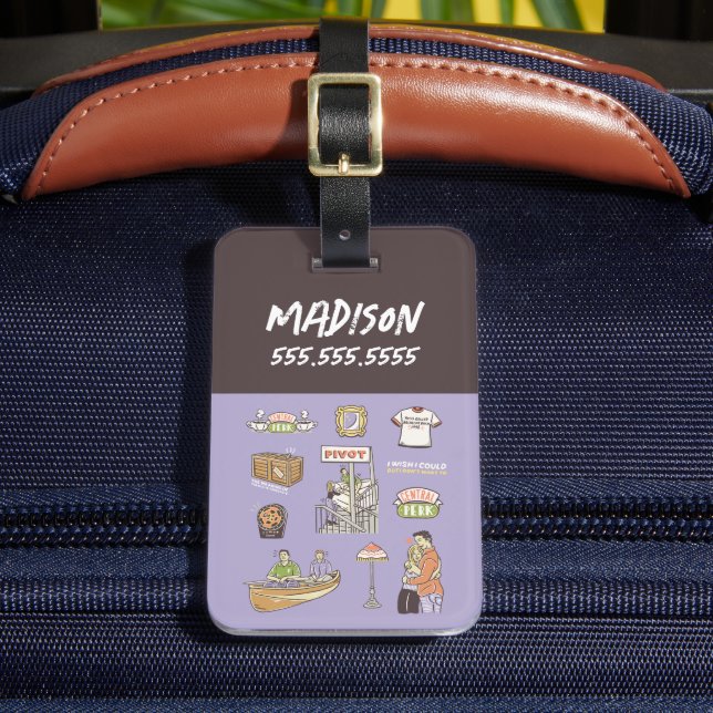 VÄNNER™ | Tecknad-ikoner Bagagebricka (Framsida Insitu 2)