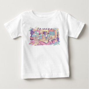 VÄNNER™ Tecknaden Afack T Shirt