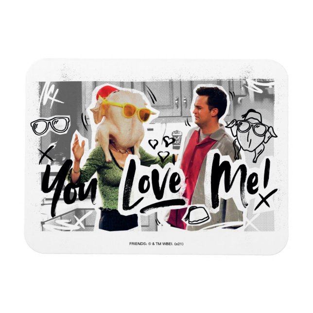 VÄNNER™| Thanksgiving Monica Magnet (Horisontell)