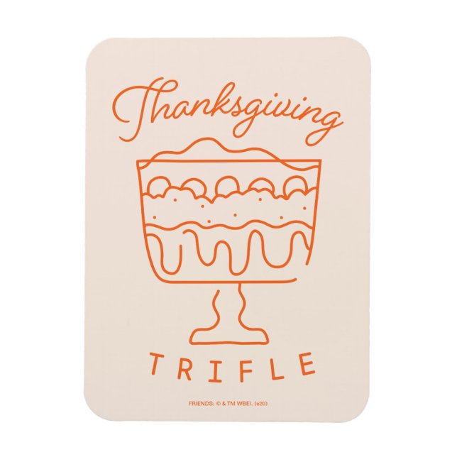 VÄNNER™| Thanksgiving Trifle Magnet (Vertikal)