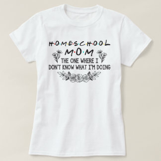 Vänner Théenne Christian Homeschool Mamma Gift T Shirt