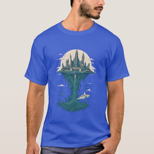 Vänner till den sjunkna staden t shirt (Framsida)