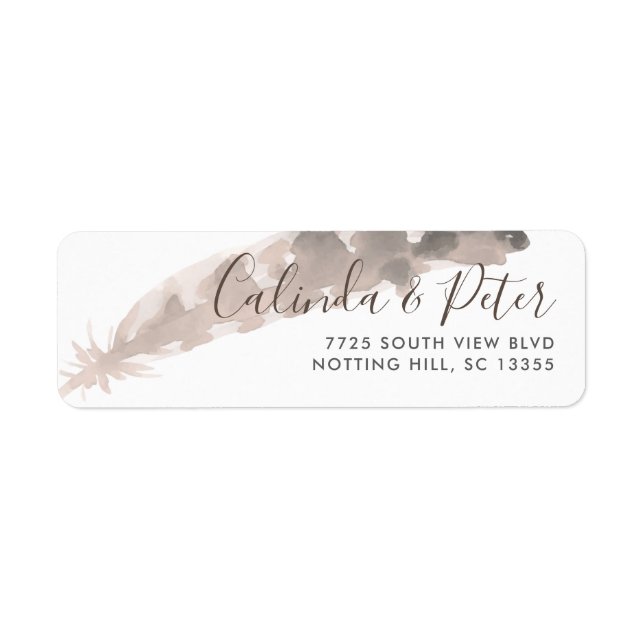 Vänner till en ludd | THANKSGIVING Returadress Etikett (Framsidan)