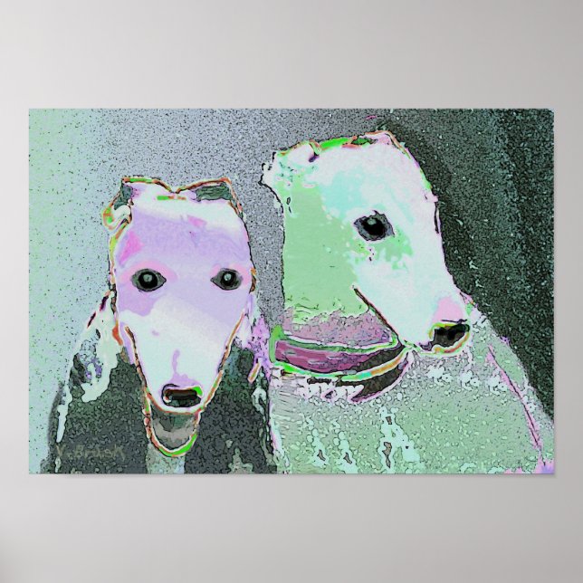 "Vänner till ett annat färg" Poster (Framsidan)