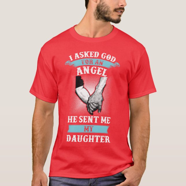 Vänner till far och Far på Dotter-dagen T Shirt (Framsida)