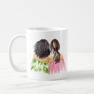 Vänner till Gift Mugg Black hair och Brunette