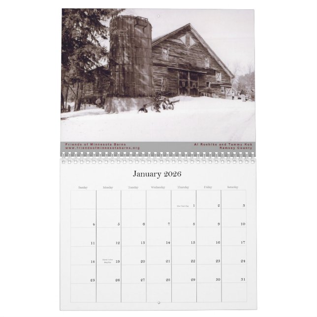 Vänner till Minnesota Barns 2010-kalender Kalender (Jan 2026)