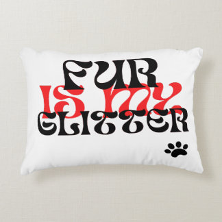 Vänner till päls prydnadskudde